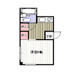 カツノハイツの物件間取画像